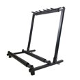 thumbnail image 1 of Multi Guitar Stand 5 Holder Foldable Universal Display Rack Portable Black for Classical Acoustic, Electric, Bass Guitar, 1 of 7