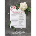 thumbnail image 5 of Inkdotpot 50-PackFloralWhy Do We Do That Bridal Wedding ShowerGameBachelorette Party ActivityGameCards, 5 of 7