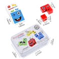 thumbnail image 5 of Magic Match Wooden Blocks - Pegged Puzzles for Kids, Interactive Face-Changing Educational Toy with Parent-Child Bonding, Montessori Learning, Problem-Solving Skills Development, and Creative Building, 5 of 5