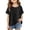 Black, variant on shoper Toddler Shirt Girls 3t Round Neck Short Sleeve Fashion Casual Summer Tops Baby Girl Summer Clothes