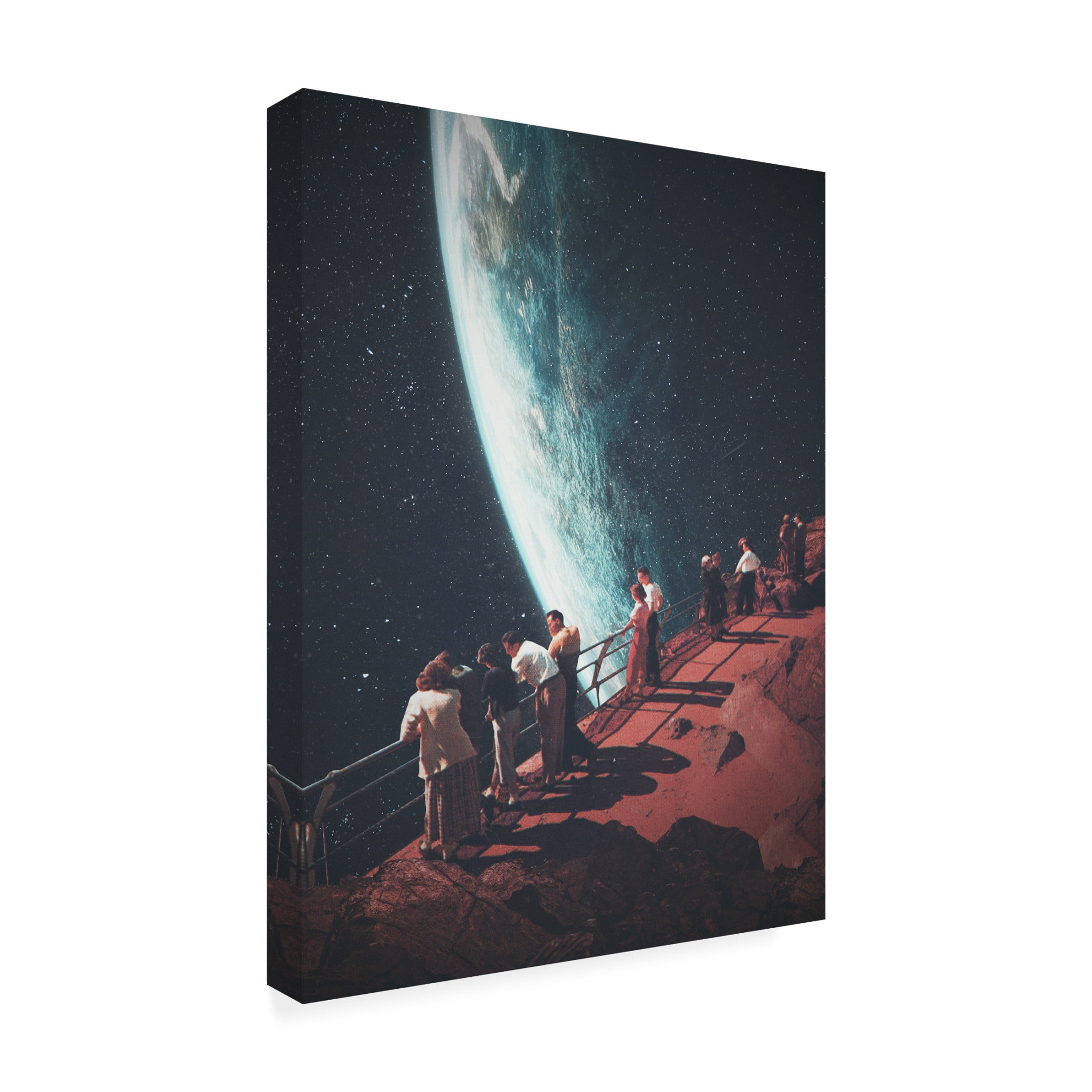 Trademark Fine Art Frank Moth Missing the Ones We Left Behind Canvas Wall Art