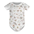 thumbnail image 5 of Watercolor Boho Floral Bodysuits for Boy Girl Retro Wildflowers Leaves Greenery Newborn Cotton Romper Short Sleeve Jumpsuit Outfits, 5 of 7