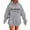 Light Gray, variant on Yes I'm Cold Hoodies for Women Always Cold Funny Letter Graphic Hooded Sweatshirts Cute Preppy Long Sleeve Drop Shoulder Loose Fit Drawstring Pullover Tops with Pocket Beige M