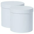 thumbnail image 1 of MasteelfCA 2pcs Floral Arrangements Flower Box Round Box for Proposal Wedding Birthday, 1 of 9