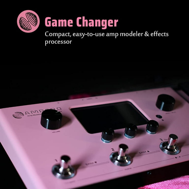 Hotone Audio Ampero Amp Modeler & Effects Processor - Pink