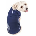 thumbnail image 3 of Pet Life ® Active 'Racerbark' 4-Way-Stretch Yoga Fitness Dog T-Shirt Tank Top, 3 of 9