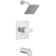 thumbnail image 5 of Faucet Modern  Matte  Shower Faucet  Tub and Shower Trim Kit with Single-Spray Touch-Clean  Shower Head  Matte  (Valve Not Included), 5 of 6