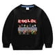 thumbnail image 2 of Roblox-suéter de manga larga con estampado para niño y niña, camisa de fondo de algodón, informal, Juego del mundo Virtual del tesoro, 2 of 4