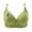 Green, variant on Plus Size Women's Bras Breathable Push Up Everyday Bra Comfort Full Coverage Bralette Adjustable Wirelss Bralettes for Big Breast Beige XXL