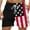 Black, variant on Ginsiom Mens Swim Trunks American Flag Quick Dry Board Shorts Swimwear Beach Shorts