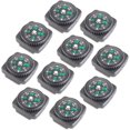 thumbnail image 1 of 10 piezas de brújula de botón CHAO brújula de reloj pulsera de paracord senderismo camping 22 mm, 1 of 5