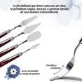 thumbnail image 4 of Arterox Set de 5 Espatulas para Pintar de Acero. Pintura al Oleo Arterox Espatulas de Pintura, 4 of 6