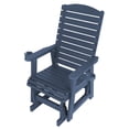 thumbnail image 5 of Innovaze HIPS Patio Glider for One Person with Cup Holders,All-Weather Resistant, Heavy Duty700 LBS ,Navy Blue, 5 of 8