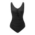 thumbnail image 4 of Eashery Womens One Piece Swimsuits Tummy Control One Piece Bathing Suit for Women Womens Swimsuit Black XXL, 4 of 5