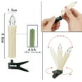 thumbnail image 4 of Guirnalda de luces navideñas con 20 velas LED color crema con clip para árbol oso de fresa  Electrónica, 4 of 5