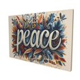 thumbnail image 3 of 16x24 inch 'Peace' Slogan Flowers Plants Canvas Frameless Picture,Home Decor Yard Garden Accessory,Funny Bedroom,Kids Room,Study Wall Decor Art Poster & Prints,For Flowers & Peace Lover Gift, 3 of 6
