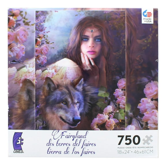 Fairyland Midnight Rose 750 Piece Jigsaw Puzzle