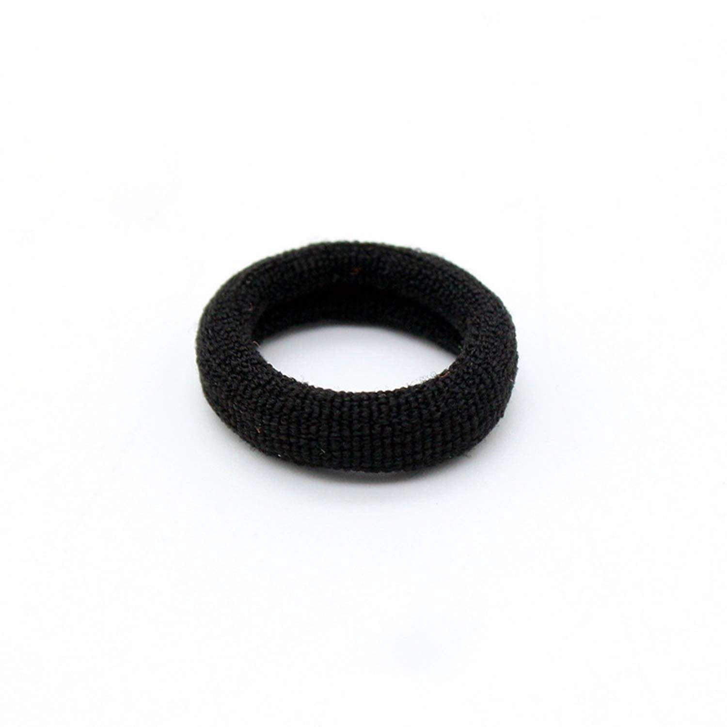 Black and White Mini Hair Rubber Bands Set, Soft Elastic Hair Ties for Daily Styling (Pack of 100)