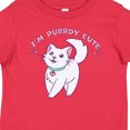 thumbnail image 4 of Inktastic I'm Purrdy Cute White Kitty Cat Boys or Girls Baby T-Shirt, 4 of 5