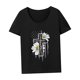 thumbnail image 4 of Camiseta de mujer Pascua suave y elegante camiseta básica para mochilero, caminar, viajar S, 4 of 7