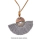 thumbnail image 3 of Collar de tela Sonducket para mujer colgante de moda gris, 3 of 6