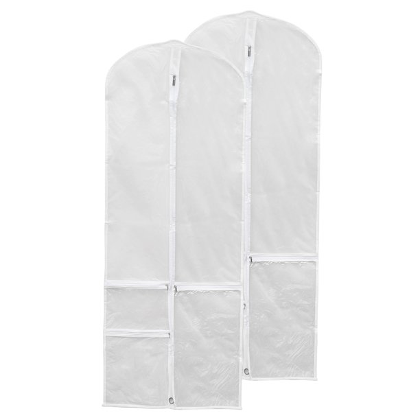 Uxcell Garment Bags for Dance Costumes, 2 Pack 40x20 Inch Garment Bag