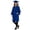 Blue, variant on Graduation Cap and Gown 2026 Matte Unisex Robe with Adjustable Grad Cap Tassel for High School College Ceremonies