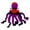 Purple, variant on LIZUOJUN Cute Novelty Octopus Knit Beanie Handmade Crochet Sea Creature Hat Funny Christmas Hat Cartoon Octopus Viking Beard Gift Hats C One Size
