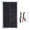 thumbnail image 1 of Panel solar policristalino ultrafino de 40 W, carga con puerto USB dual para teléfono móvil MP3, 1 of 14