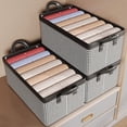 thumbnail image 4 of Clearance! Folding Wardrobe Storage Box Sweater Pants Organizing Box Drawer Style Bedroom Storage Box Warehouse.Deals Return Pallets #05, 4 of 7
