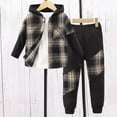 thumbnail image 2 of UAYOTSE Toddler Boys Long Sleeve Prints Tops and Pants Child Kids 2PCS Set Outfits Kids Fall Winter Clothese,Sizes 6-7 Years, 2 of 7