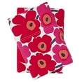 thumbnail image 2 of Marimekko Mini Unikko Pillowcase Pair, Standard, Red, Standard Pillowcase, 2 of 10
