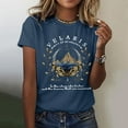 thumbnail image 2 of WEAIXIMIUNG T-Shirts Amusants Humour Adulte T-Shirt d'Été Décontracté Imprimé à Manches Courtes Col Rond pour Femmes, 2 of 4