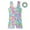 B, variant on KYAIGUO Kids Toddler Gymnastics Leotards with Hairband for Girls Athletic Dance Wear Matching Hair Scrunchie Flowers Pattern Dance Unitards Biketards Activewear Sleeveless Biketards for 3-12 Years