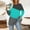 B_ Blue, variant on UTSJKR Long Sleeve Shirts for Women Color Block Print Tops Dressy Casual Thumb Hole Tunic Tee Crewneck Blouses Gray XL