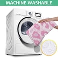 thumbnail image 6 of Pink and Pink Of Leopard Print Square Tablecloth,Waterproof Square Table Cover,Wipeable Spillproof Washable Table Cover for Home Kitchen Party Decor 60"x60"(152x152cm), 6 of 6