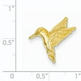 thumbnail image 3 of 14k Yellow Gold Hummingbird Chain Slide Charm Pendant, 3 of 7