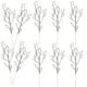 thumbnail image 4 of 10 Uds. De tallos artificiales de plástico, ramas de asta artificiales, ramas DIY para arreglos florales, 4 of 5