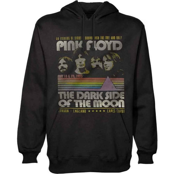 Pink Floyd Unisex Pullover Hoodie Sweatshirt Retro Stripes (X-Large)
