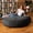Lush Velvet Black, variant on Jaxx 6 Foot Cocoon - Giant Bean Bag Chair for Adults & Bean Bag Bed - Lush Velvet Black