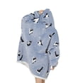 thumbnail image 5 of Shuttle tree Oversized Wearable Blanket Hoodie For Adult Kids Hooded Sherpa Sweatshirt With Front Pocket, 5 of 6