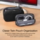 thumbnail image 2 of Estuche para accesorios tecnológicos 2 en 1 Orbitkey - Negro, 2 of 9