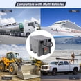 thumbnail image 6 of Portable Diesel Fuel Tank with 12V DC Fuel Transfer Pump,58 Gallon Fuel Tank with 11 GPM Auto Fueling Nozzle, 360° Swivel Connector and 13.1ft Delivery Hose, for Construction, Industry, and More, 6 of 9