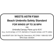 Ultra Beach Umbrella Base (Compliant with The ASTM F3681-24 Beach Umbrella Safety Standard)