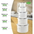 thumbnail image 3 of 5 PCS Fruit Storage Containers for Fridge, Produce Saver Container for Fridge Organization, with Lids and Removable Colanders, Vegetable Salad Fresh Keeper Set, 3 of 10
