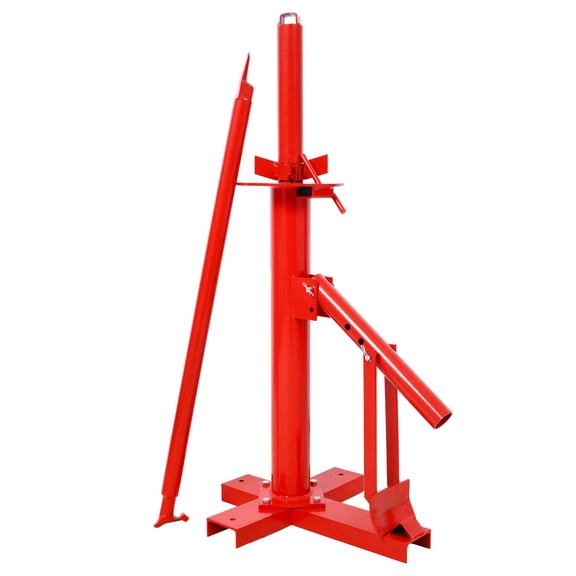 Manual Tire Changer 8-16 Inch, Portable Tire Changing Tool Kit - Bead Breaker, Mounting Tool for Car, Truck, Garage, Auto Shop Red   Steel