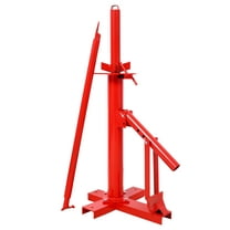 Manual Tire Changer 8-16 Inch, Portable Tire Changing Tool Kit - Bead Breaker, Mounting Tool for Car, Truck, Garage, Auto Shop Red Steel