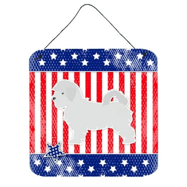 Carolines Treasures BB3336DS66 USA Patriotic Maltese Wall or Door Hanging Prints