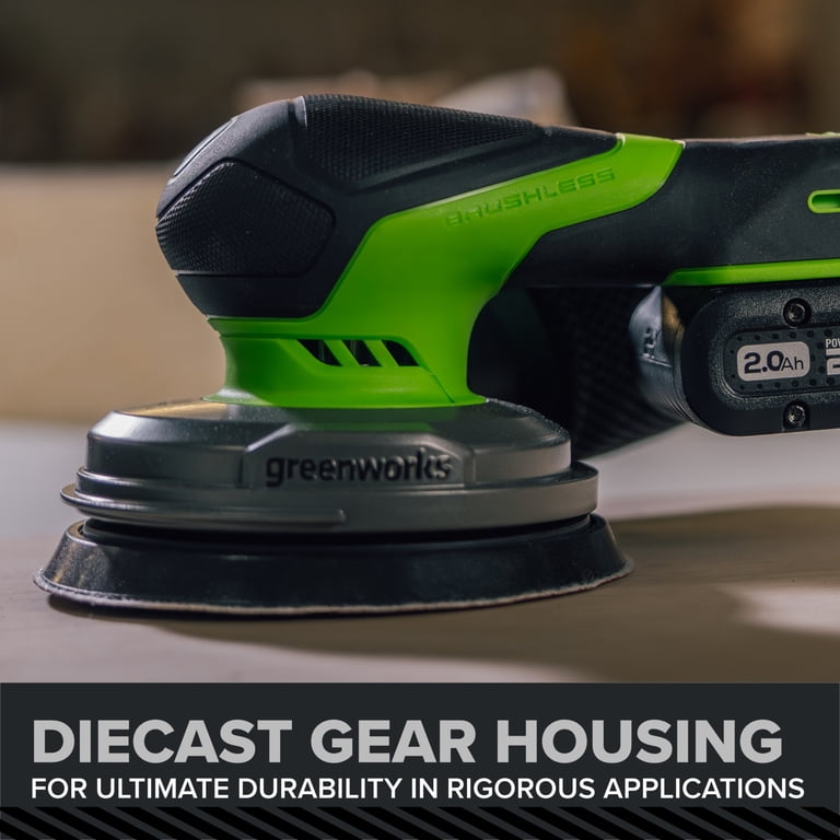 Greenworks Pro 24V Orbital Sander, 5" Pad, Tool Only photo 7