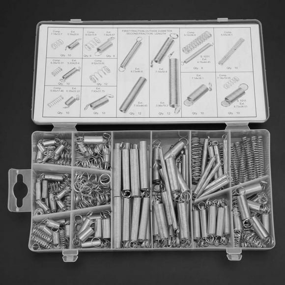 Extension Spring200pcs/Set Extension Tension Compression Spring Set Spring Assortment Unparalleled Experience